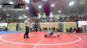 106 lbs Champ. Round 1 - Andrew Hankins, Warsaw vs Eddie Tomlinson, Bishop Chatard