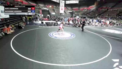 170 lbs Kate Luzuriaga, SAWA - Sacramento Area Wrestling Association vs Katherine Herrera, OCWA - Orange County Wrestling Association