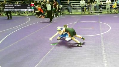 75 lbs Quarterfinal - Valentino Popovic, F.l.o.w. vs Ryan Kelly, Byaa