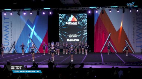 Spirit Xtreme - Believe [2025 L1 Youth - Medium - WC Day 2] 2025 The Youth Summit