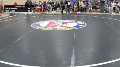 110 lbs Champ. Round 2 - Jack Thomas, Pursuit Wrestling Minnesota vs Ben Lange, Rushford-Peterson