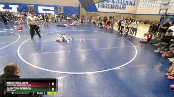 60 lbs Quarterfinal - Krew Williams, Northside Wrestling Club vs Quinton Robison, Westlake