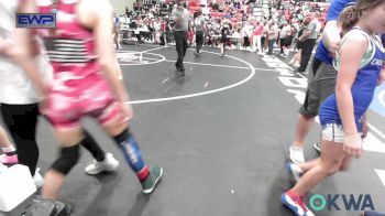 80 lbs Rr Rnd 1 - Emmerson Rollings, Tulsa Blue T Panthers vs Kimberly Emmons, Grove Takedown Club