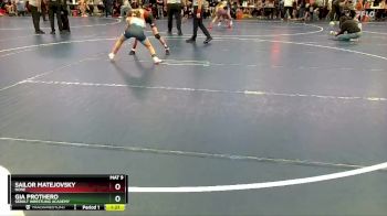 82 lbs Semifinal - Gia Prothero, Sebolt Wrestling Academy vs Sailor Matejovsky, NONE