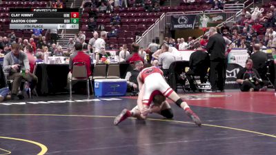 145 lbs 7th Place - Clay Kimmy, General McLane vs Easton Comp, Bishop McDevitt