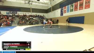 132 lbs Champ. Round 2 - Deangelo Gutierrez, Cashmere vs Samuel Cummings, Lakeside