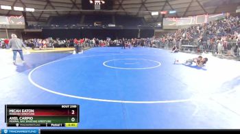 63 lbs Semifinal - Axel Carpio, Federal Way Spartans Wrestling vs Micah Eaton, Maddogs Wrestling