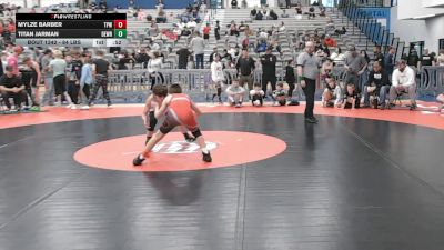 96 lbs Cons. Rd Of 16 - Mylze Barber, Team Prestige Wrestling vs Titan Jarman, Devils Wrestling