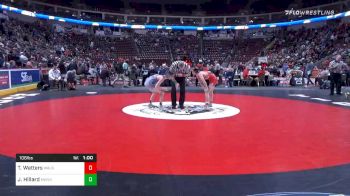 106 lbs Consolation - Ty Watters, West Allegheny vs Josh Hillard, Manheim Township