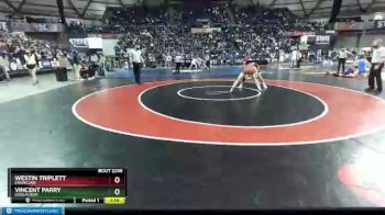 2A 160 lbs Semifinal - Westin Triplett, Enumclaw vs Vincent Parry, Steilacoom