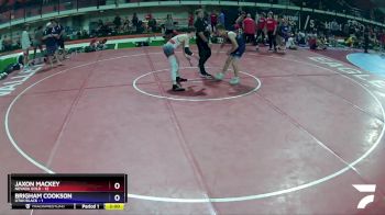 132 lbs Quarters & Wb (16 Team) - JAXON MACKEY, Nevada GOLD vs Brigham Cookson, Utah Black