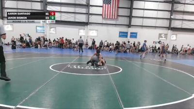 138 lbs Round 3 (6 Team) - Jakob Sigmon, BELIEVE TO ACHEIVE vs Aaron Santiago, NC LEGEND