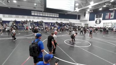 150 lbs Cons. Round 5 - Gabriel Santo, Rancho Bernardo Wrestling Club vs Nathan Saldivar, Mercenary