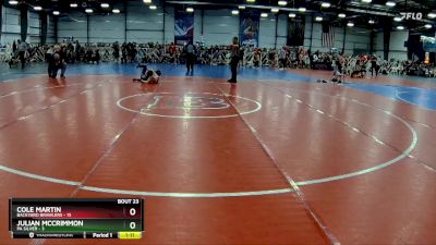 88 lbs Rd# 9- 2:15pm Saturday Final Pool - Julian McCrimmon, PA Silver vs Cole Martin, Backyard Brawlers