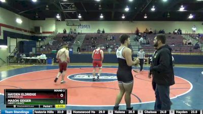 220 lbs Round 2 - Hayden Eldridge, Homewood Hs vs Mason Geiger, Liberty County