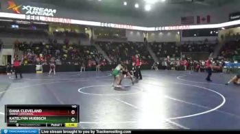 140 lbs Cons. Round 4 - Katelynn Huebsch, Osage vs Dana Cleveland, Ankeny Centennial