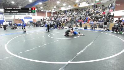 144 lbs Champ. Round 4 - Jayden Palamino, Santa Ana vs Jose Limones, Gilroy