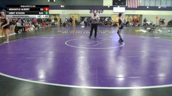 115 lbs Quarterfinal - Abagayle Albert, Prairie, Cedar Rapids vs Libby Stocks, Waterloo West