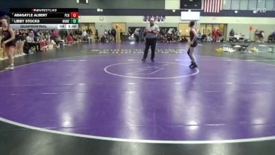 115 lbs Quarterfinal - Abagayle Albert, Prairie, Cedar Rapids vs Libby Stocks, Waterloo West