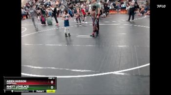 67 lbs Round 1 - Aiden Hudson, Rivertown vs Rhett Lovelace, Legacy Elite Wrestling