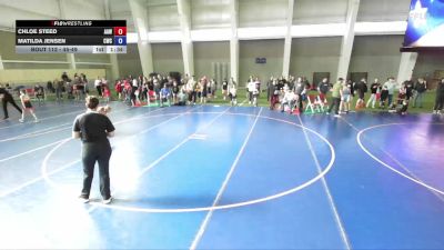 45-49 lbs Round 3 - Chloe Steed, Agon Academy Wrestling vs Matilda Jensen, Champions Wrestling Club
