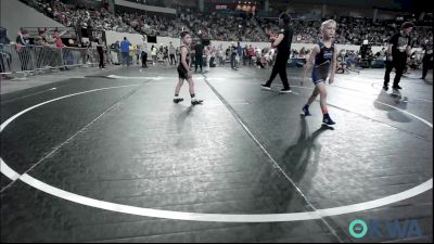 55 lbs Consi Of 16 #2 - Finn Adams, Miami Takedown Club vs Connor Johnson, Brushy Wrestling Club