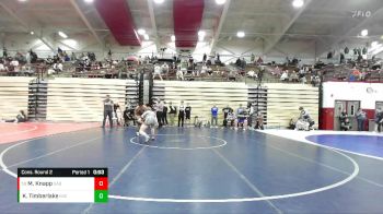 138 lbs Cons. Round 2 - Marcus Knapp, Whiteland vs Kameron Timberlake, SHELBYVILLE