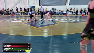 197 lbs Cons. Round 2 - Phil Nave, Gettysburg vs Conrad Sund, Marymount