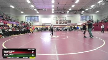 157 lbs 7th Place Match - Kale Davis, KEARNEY vs Wyatt True, LIBERTY NORTH