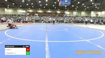 90 lbs Quarterfinal - Kaiden Skodak, Simmons Academy Of Wrestling vs MAXIMUS CHAVEZ, Mad Dawg Wrestling Club