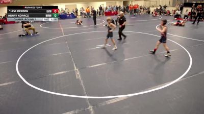 14U - 96 lbs Champ. Round 2 - Henry Kopacz, Mounds View Mustangs Wrestling Club vs Levi Zierden, Rogers Area Youth Wrestling Club