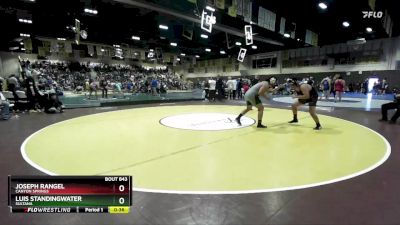 215 lbs Cons. Round 3 - Joseph Rangel, Canyon Springs vs Luis Standingwater, Sultana