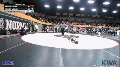 46 lbs Final - Kase Pearson, Hinton Takedown Club vs Kanyon Moran, Chickasha Wrestling