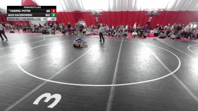 14U Boys - 115 lbs Cons. Semis - Jack Kaczrowski, Wisconsin vs Gabriel Poyer, Askren Wrestling Academy