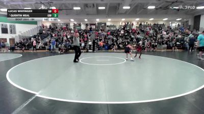84 lbs Quarterfinal - Quentin Neal, Greater Heights Wrestling vs Lucas Whitinger, Immortal Athletics WC