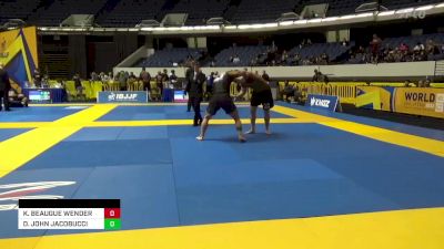 KYLE BEAUGUE WENDER vs DANIEL JOHN JACOBUCCI 2022 World IBJJF Jiu-Jitsu No-Gi Championship