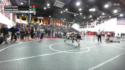 138 lbs Champ. Round 2 - Richard Rojas, Warren vs Mason Olvera, Arroyo
