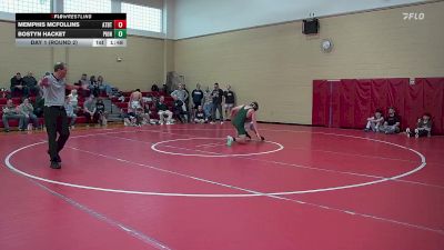 157 lbs Day 1 (round 2) - Memphis McFollins, Attica-Batavia vs Bostyn Hacket, Pioneer