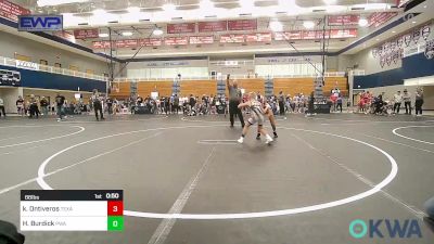 66 lbs Semifinal - Kinsley Ontiveros, Texas Elite vs Hudson Burdick, Perry Wrestling Academy