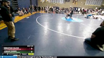 85 lbs Round 3 - Jordan Gaines, Punisher Wrestling Company vs Sebastian Vilchis, Team Scorpion Wrestling Club