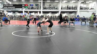 77 lbs Consi Of 8 #1 - Attean Jones, Saco Valley WC vs Zoee Thompson, None