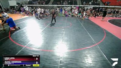 106 lbs Placement Matches (8 Team) - Eleina Cortez, California vs Xavery Zollinger, Idaho