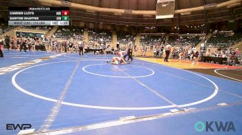110 lbs 3rd Place - Camden Lloyd, Independent vs Sawyer Shaffer, Caney Valley Wrestling