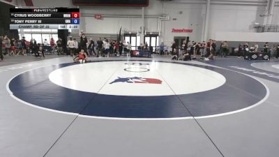 126 lbs Champ. Rd Of 32 - Cyrus Woodberry, Wrestling University vs Tony Perry III, Gladiator Wrestling Academy