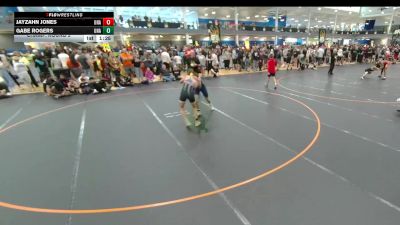 138 lbs Champ. Round 2 - Jayzahn Jones, Unattached vs Gabe Rogers, Unattached
