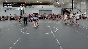 80 lbs Round 3 (4 Team) - Joey Barchetto, The Outsiders vs Zayne Young, Warhawks