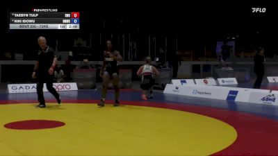 72kg 1st Place Match - Taebyn Tulp, Saskatoon Wrestling Club vs Kiki Idowu, Burnaby Mountain Wrestling Club