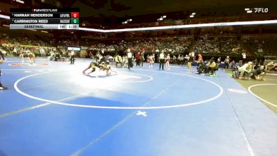 120 Class 2 lbs Semifinal - Hannah Henderson, Lafayette (Wildwood) vs Carrington Reed, Hazelwood Central