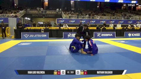 Nathan Salgado vs Ivan Luis Valencia 2026 Pan Jiu Jitsu IBJJF Championship