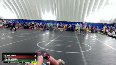 92 lbs Round 6 (8 Team) - Caleb Berger, Highland Hornets vs Quinn Smith, Killer Elite